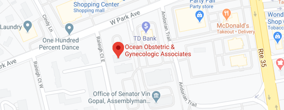 Ocean Obstetric & Gynecologic Associates Google Map image - Axia Women's Health
