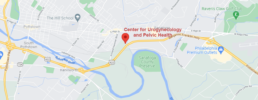 Center for Urogynecology and Pelvic Health Pottstown map